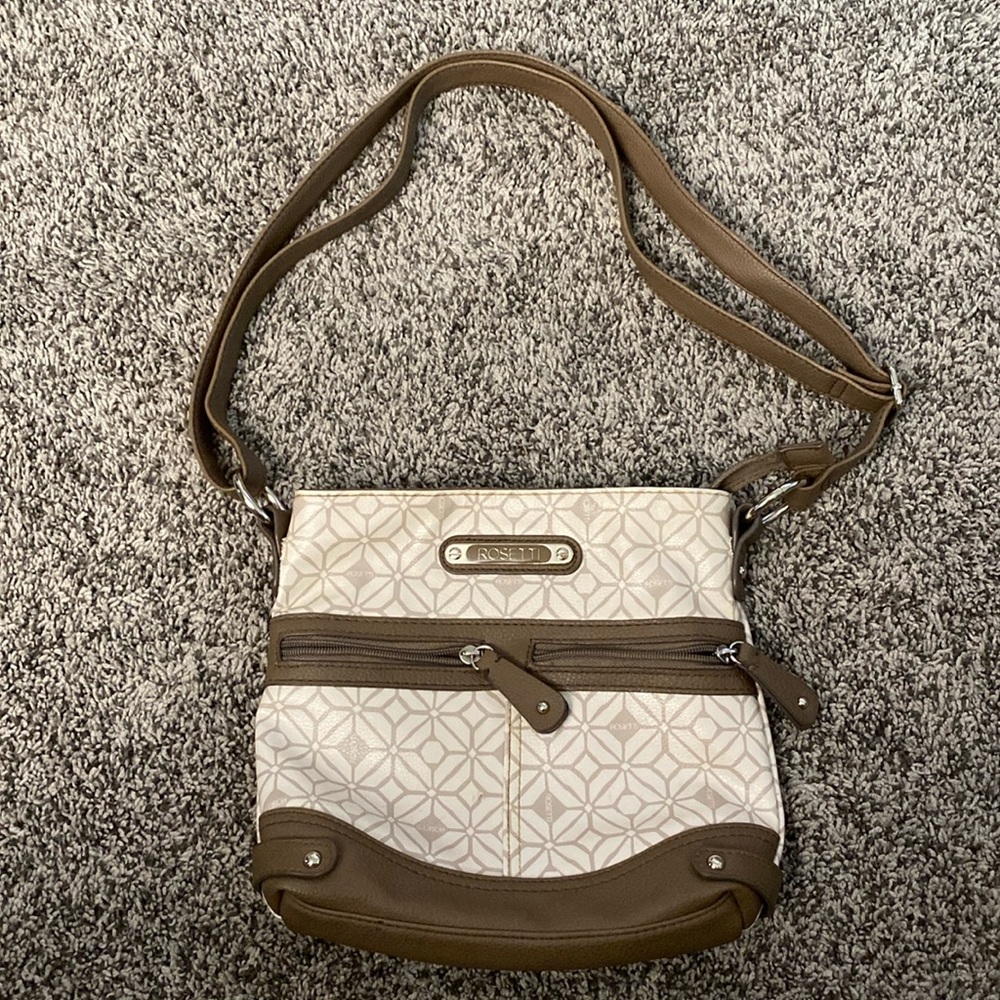 Rosetti tan and brown purse